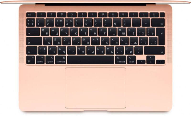 Ноутбук Apple MacBook Air 13,3" M1/8/256 ГБ Золото — изображение 2