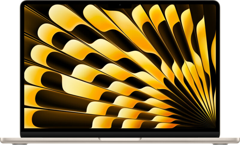 Ноутбук Apple MacBook Air 13" (M4, 2025) 16 ГБ, 256 ГБ SSD, "сияющая звезда" — изображение 1