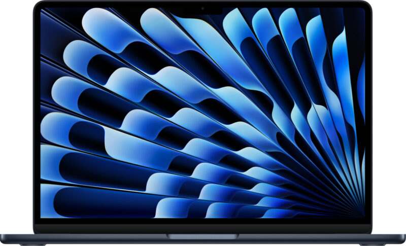 Ноутбук Apple MacBook Air 15" (M4, 2025) 16 ГБ, 256 ГБ SSD, "полуночный черный" — изображение 1