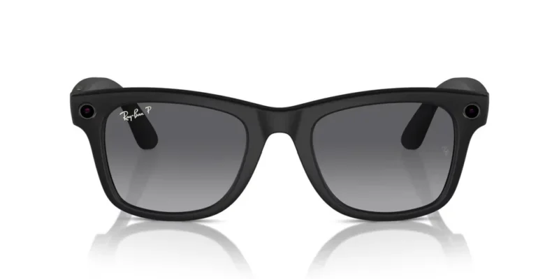 Ray-Ban Очки с камерой Meta Wayfarer RW4006, черно-серый — изображение 1