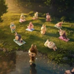 Брелок LaBuBu The Monsters Lazy Yoga — изображение 3