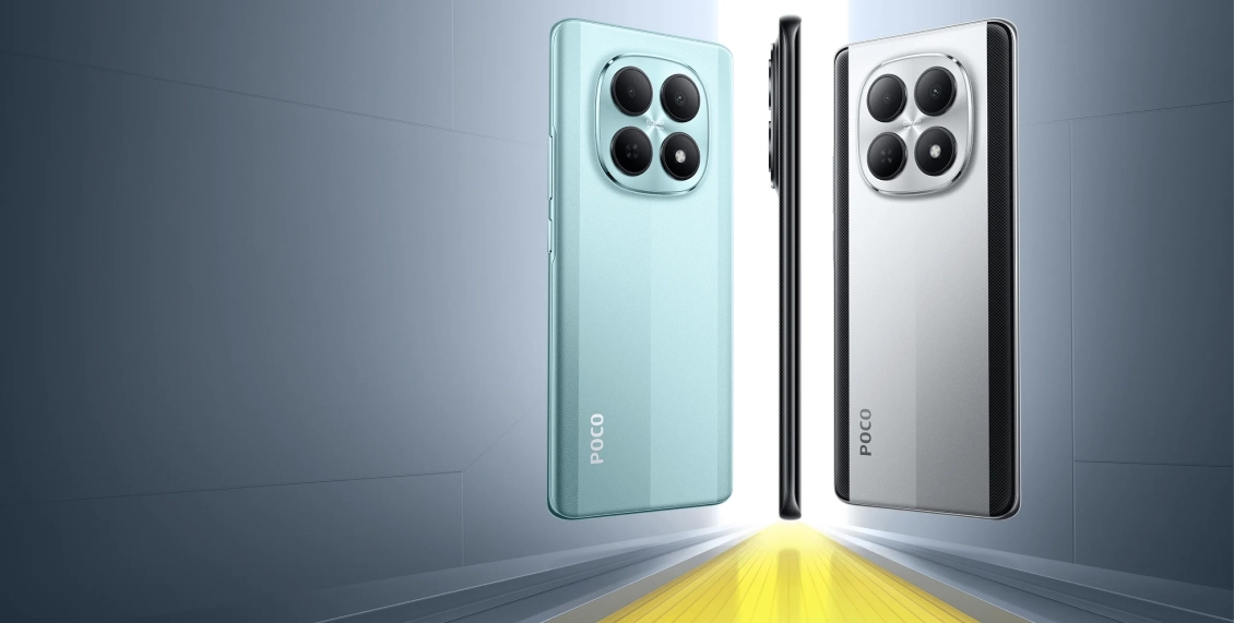 Смартфон Xiaomi Poco M8 5G 8/256 ГБ зелёный (2sim - гибридный слот) Смартфон Xiaomi Poco M8 5G 8/256 ГБ зелёный (2sim - гибридный слот) - 1