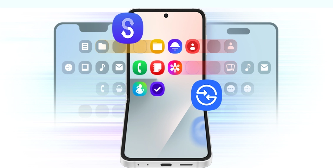 Смартфон Samsung Galaxy Z Flip 7 FE 8/128 ГБ белый (1sim + eSim) Смартфон Samsung Galaxy Z Flip 7 FE 8/128 ГБ белый (1sim + eSim) - 5