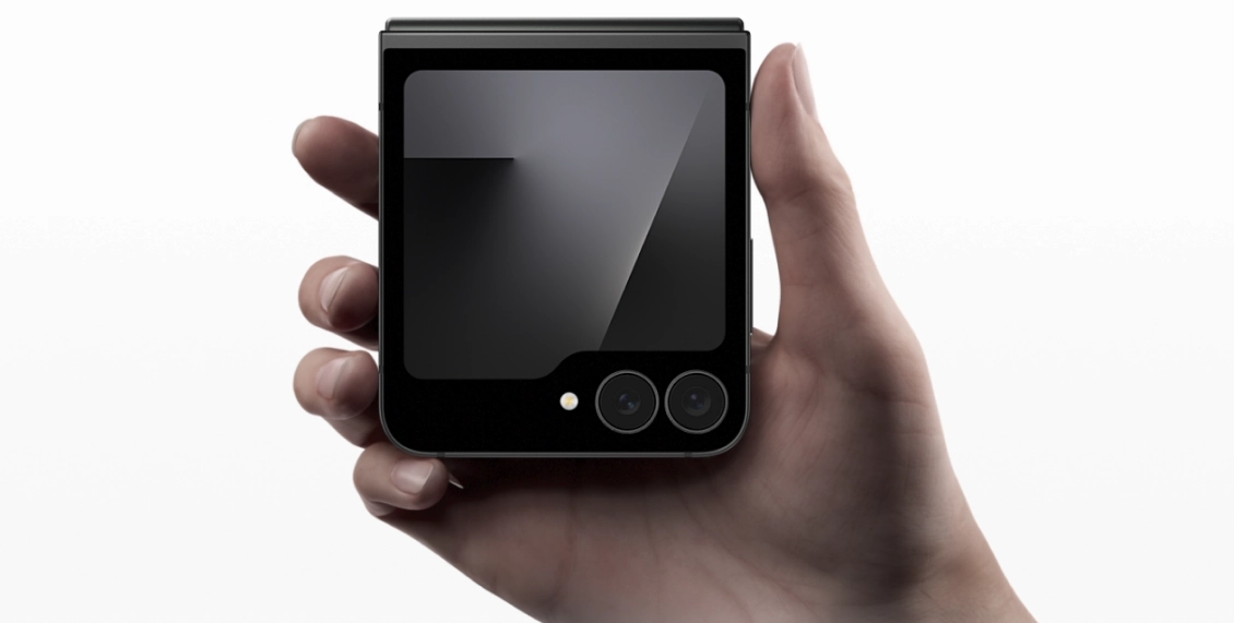 Смартфон Samsung Galaxy Z Flip 7 FE 8/128 ГБ белый (1sim + eSim) Смартфон Samsung Galaxy Z Flip 7 FE 8/128 ГБ белый (1sim + eSim) - 2
